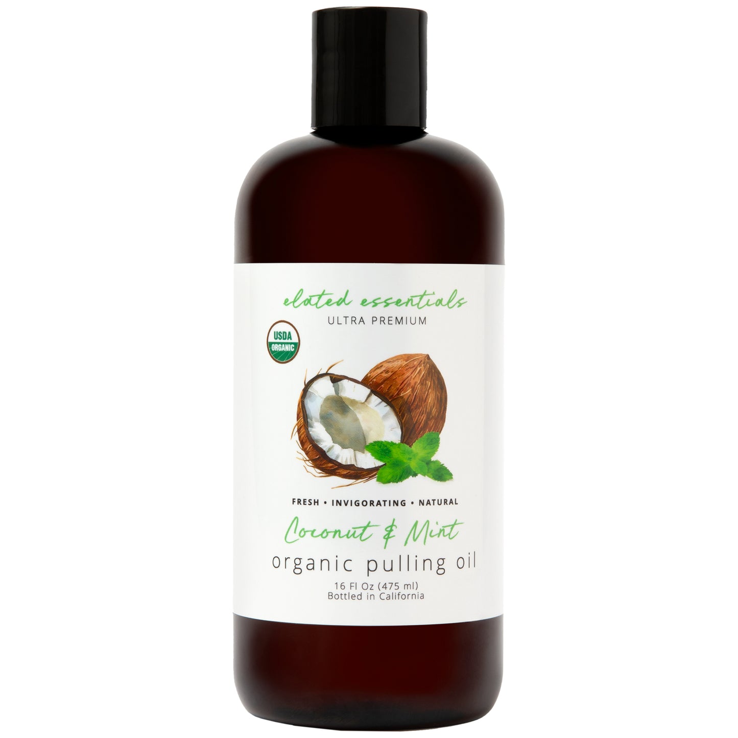 Premium Coconut MCT & Peppermint Organic Pulling Oil