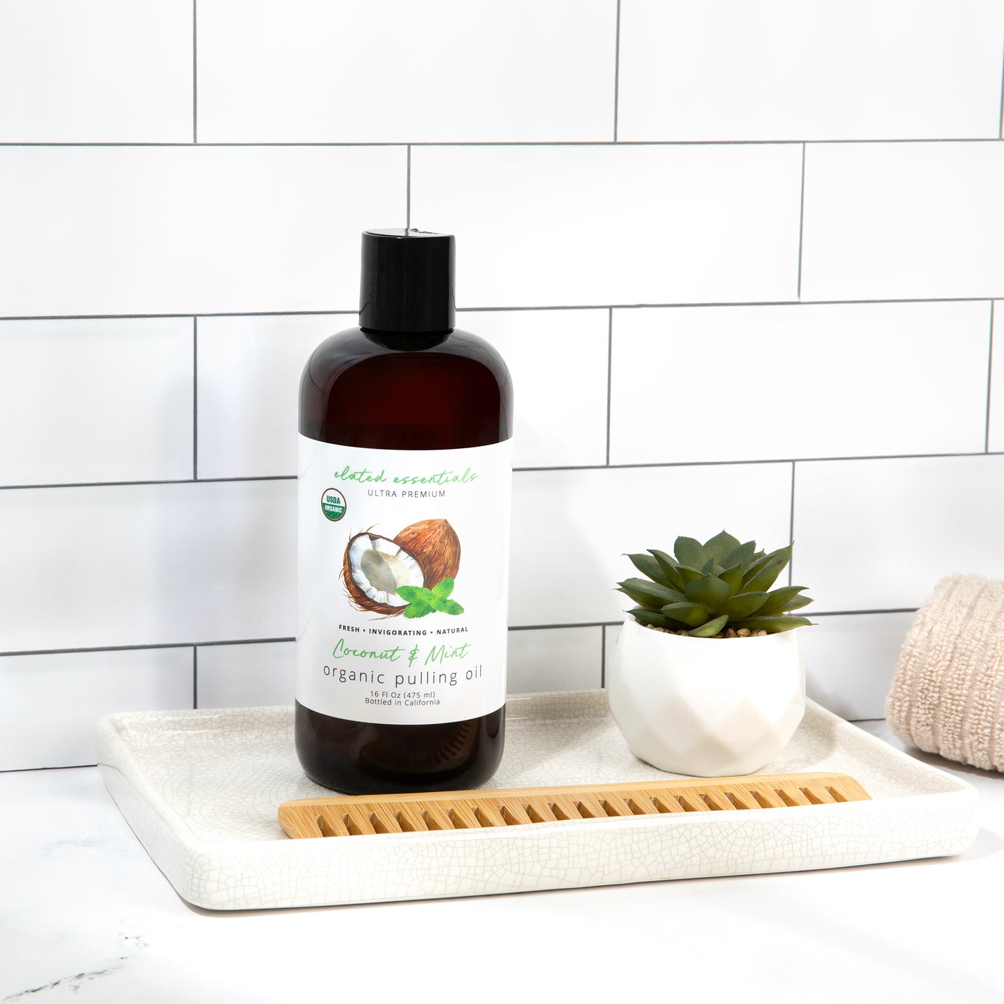 Premium Coconut MCT & Peppermint Organic Pulling Oil