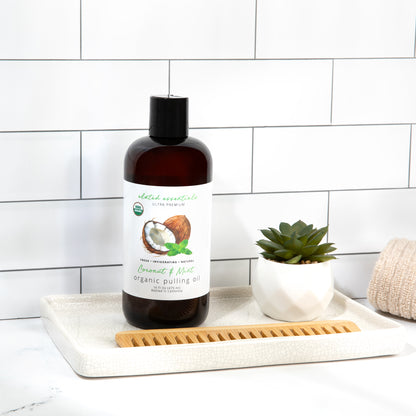Premium Coconut MCT & Peppermint Organic Pulling Oil